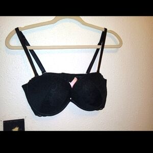 EUC PINK VS Black Bra 34D